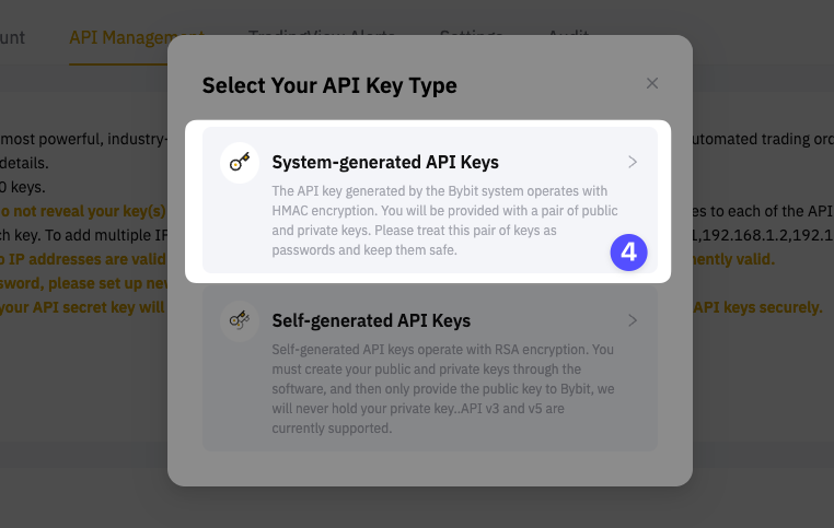 Bybit API Management